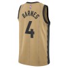 NBA Mænd Trøje Toronto Raptors Scottie Barnes 2023-24 Nike City Edition Gold Swingman